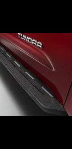 OEM Toyota Cast Aluminum Black Running Board Side Step For 16-19 Toyota Tundra