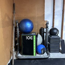 Home Gym Equipment + Roll Flooring