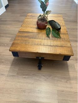 Industrial Style Rectangle Coffee Table