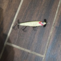 Vintage Paw Paw Aristocrat Shiner 4" Wood Topwater Fishing Lure
