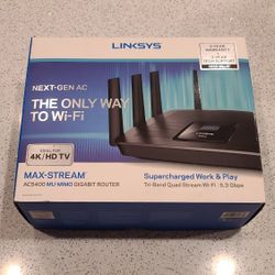 Linksys WiFi Router EA9500 AC5400 MU-MIMO