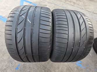 2 USED TIRES BRIDGESTONE RFT 315/35/20
