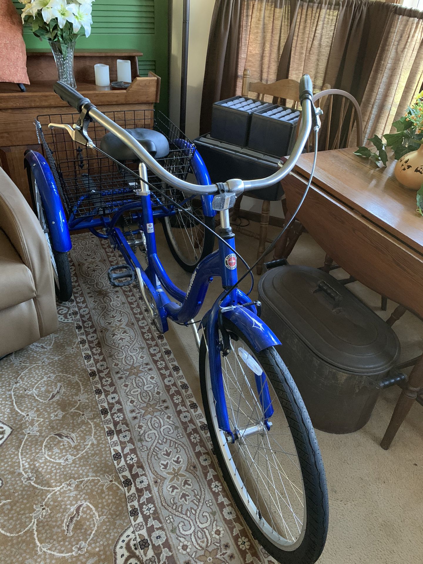 3 Wheel Schwinn Meridian 26” Bike W/ Back Basket (Brand New)
