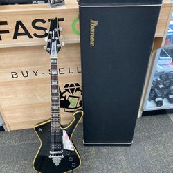 IBANEZ PS 10-2 Electric Guitar Paul Stanlay Signature 1995 - Black with Hard Case