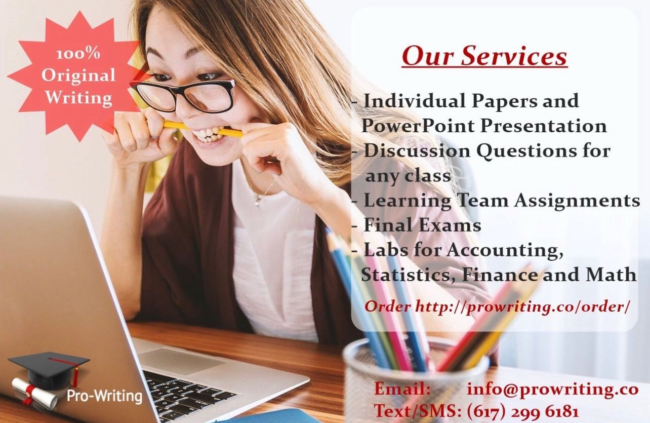 Essays, Presentations, Online Exams