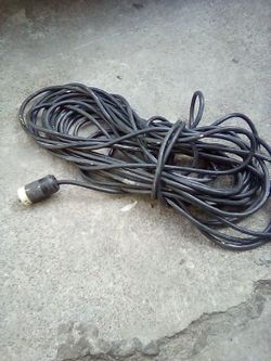 Heavy Duty Black Extension Cord