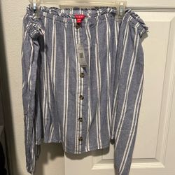 Guess - Women’s Off Shoulder Linen Top 