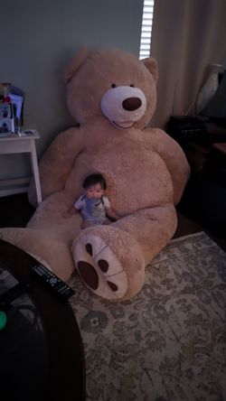 HUGE 8ft Tall Stuffed Teddy Bear