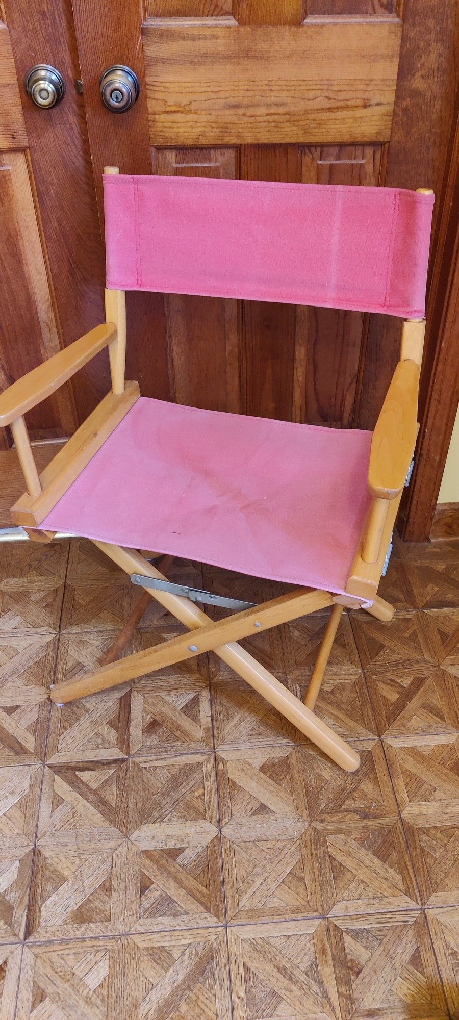 Director Chair, Folding, Red Canvas, Gold Medal Inc
