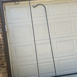 Wrought Iron Shepherds Hooks Tall and Heavy Duty