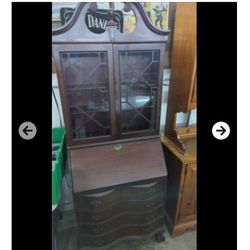 Antique  Mahogany  Secretary Drop Front Desk