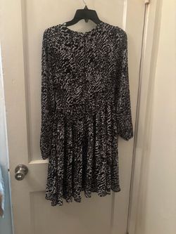 Short cheetah print MK dress