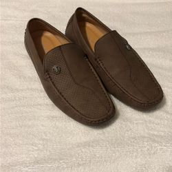 Bruno Marc Brown Leather Loafers – Men’s Size 9.5 (Worn Once)