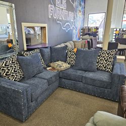 Grand Opening Elis Furniture Sectional 8 X 8 USA Made Choose Ur Fabric And Pillows $1269 High Quality