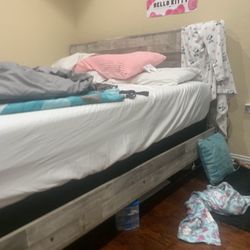 California king Size Bed Frame With Head And Foot Board 