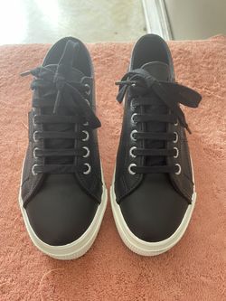 Superga Leather Platform Sneakers