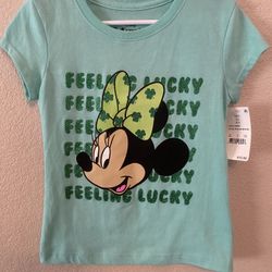 Minnie St Patrick’s Shirt New With Tags -5t