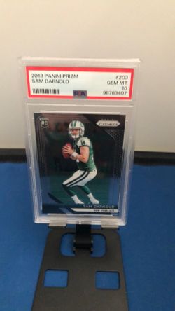 SAM DARNOLD ROOKIE PRIZM PSA 10