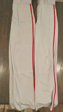 Champro Youth XL Red Piped Baseball Pants (2 Pairs)