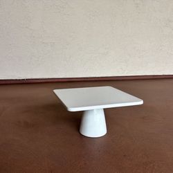 One New Cake Stand Dessert Pedestal from Crate & Barrel