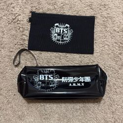 BTS BULLETPROOF Era Pencil Case(super Hard To Find) And Cloth Pouch