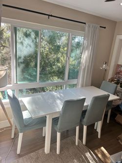 IKEA Laneberg Expandable Dining Table with Chairs