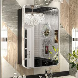 16"x24" Chrome Medicine Cabinet Mirror