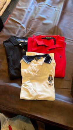 Polos 2 small and 1 medium excellent condition $10ea
