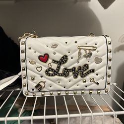 White Crossbody Purse 