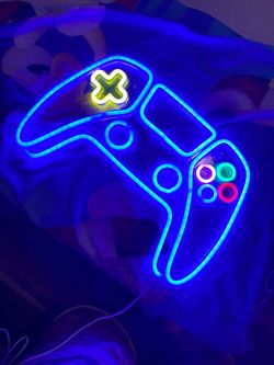 Game Controller Neon LED Wall Sign