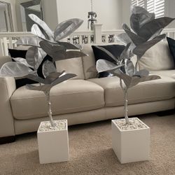 Z GALLERIE SILVER LEAF PLANTS