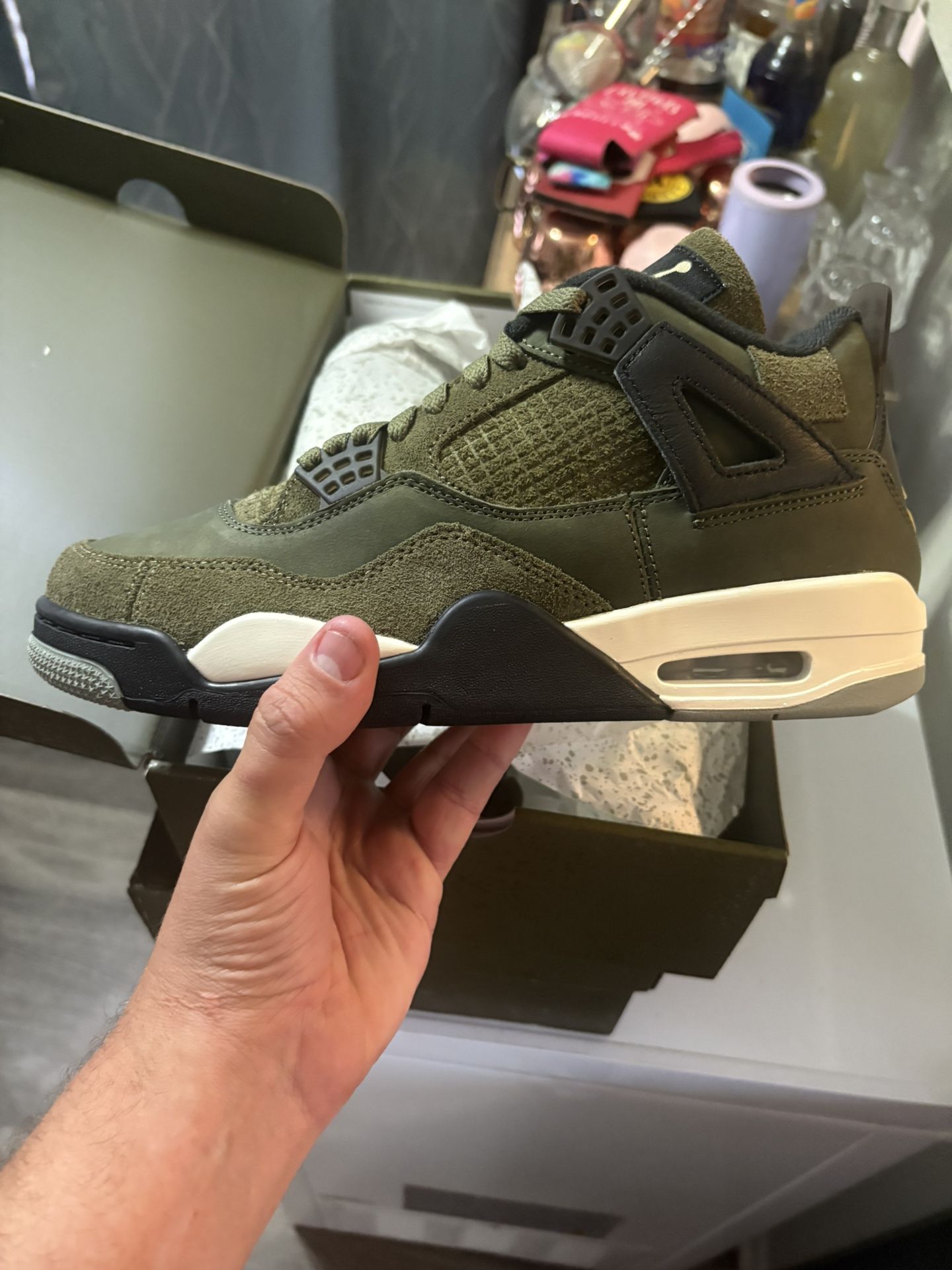 Jordan 4 Craft Olive