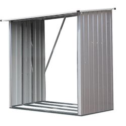 galvanized steel wood storage 5.3'x2.75'x5'