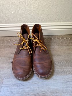 Mens 8.5 Red wings weekender chukka in copper rough and tough leather