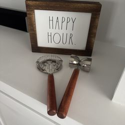 Rae Dunn Sign And Bar Accessories 