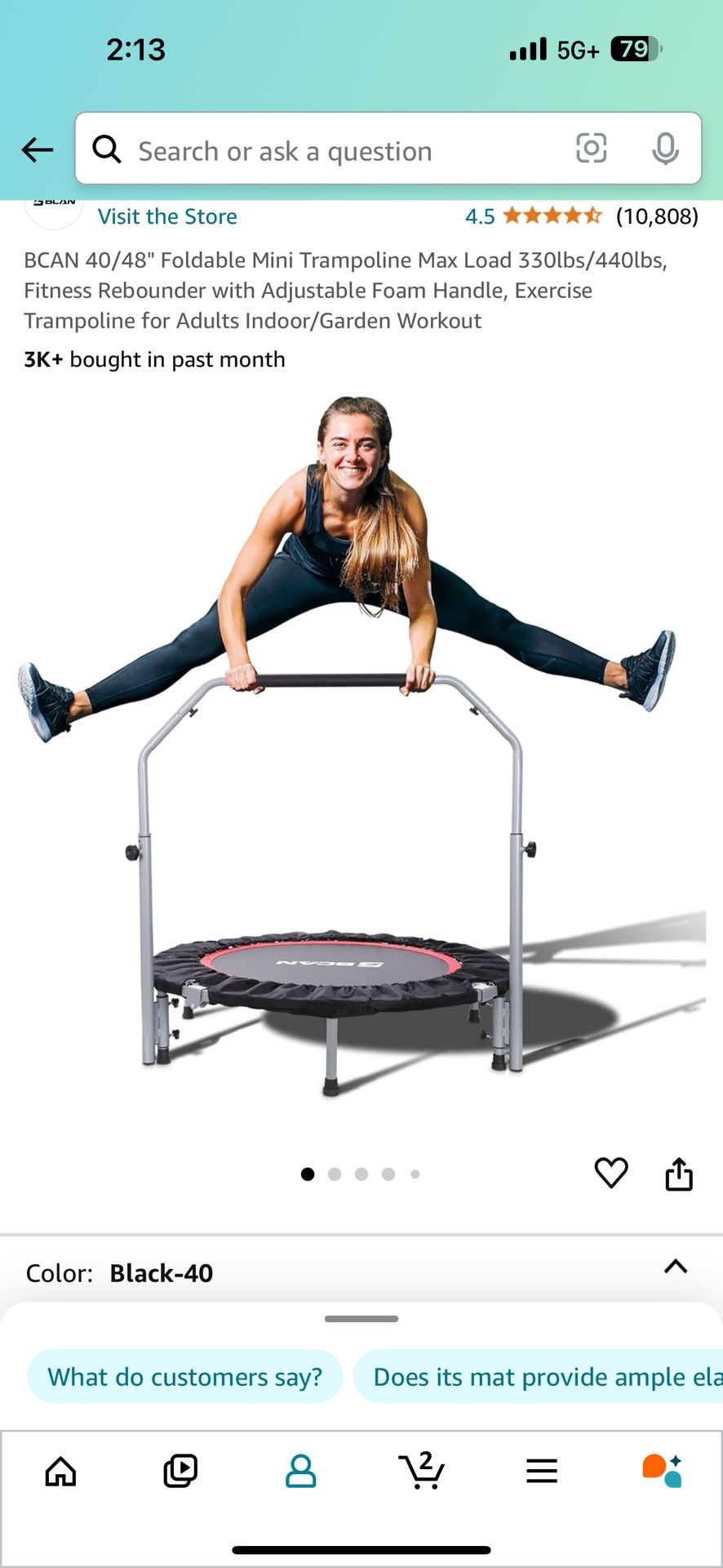 Mini Foldable Trampoline