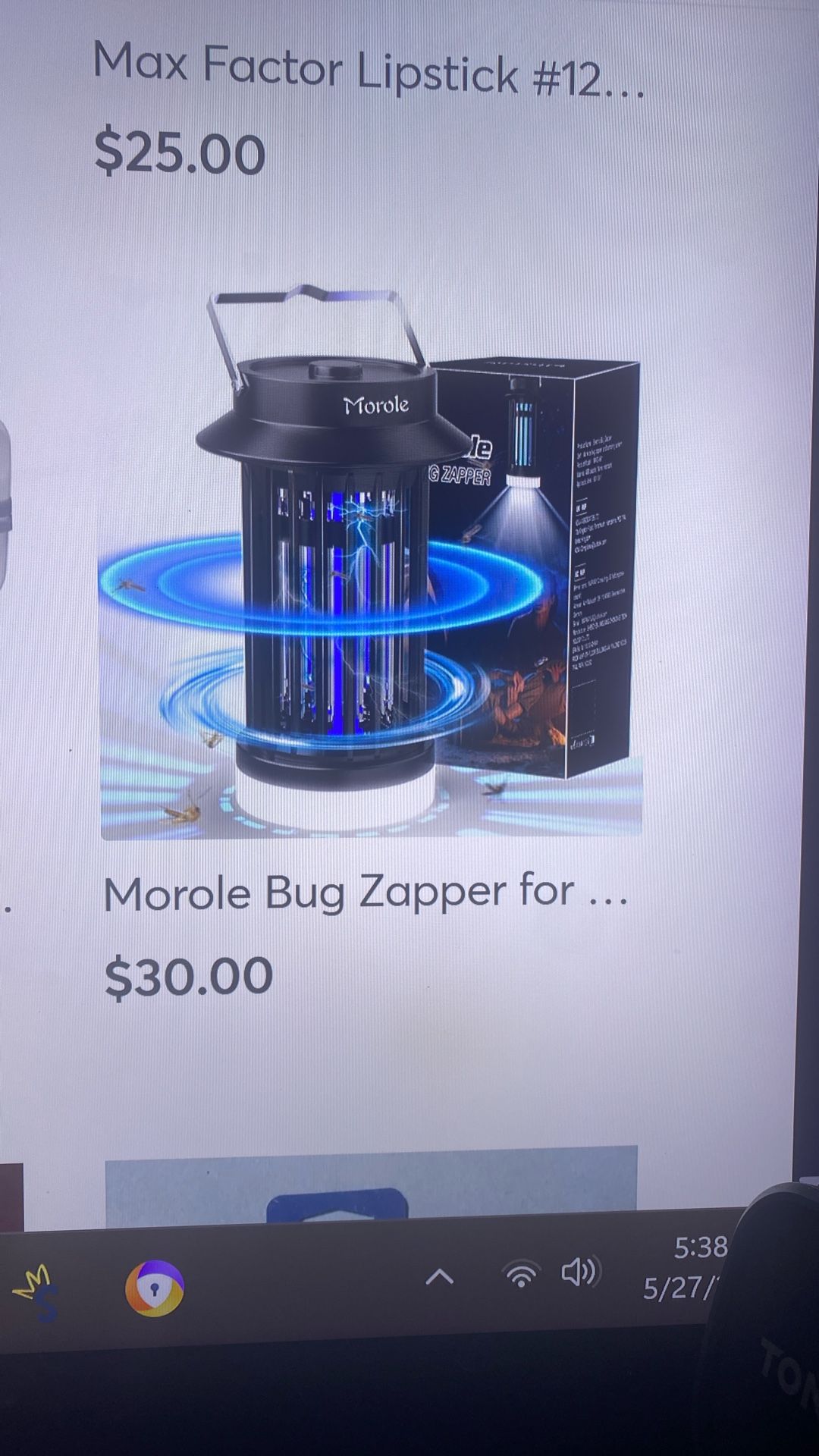 Morole bug zapper
