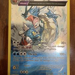 Pokemon Gyarados 21/98 XY Ancient Origins Reverse Holo Rare Damaged