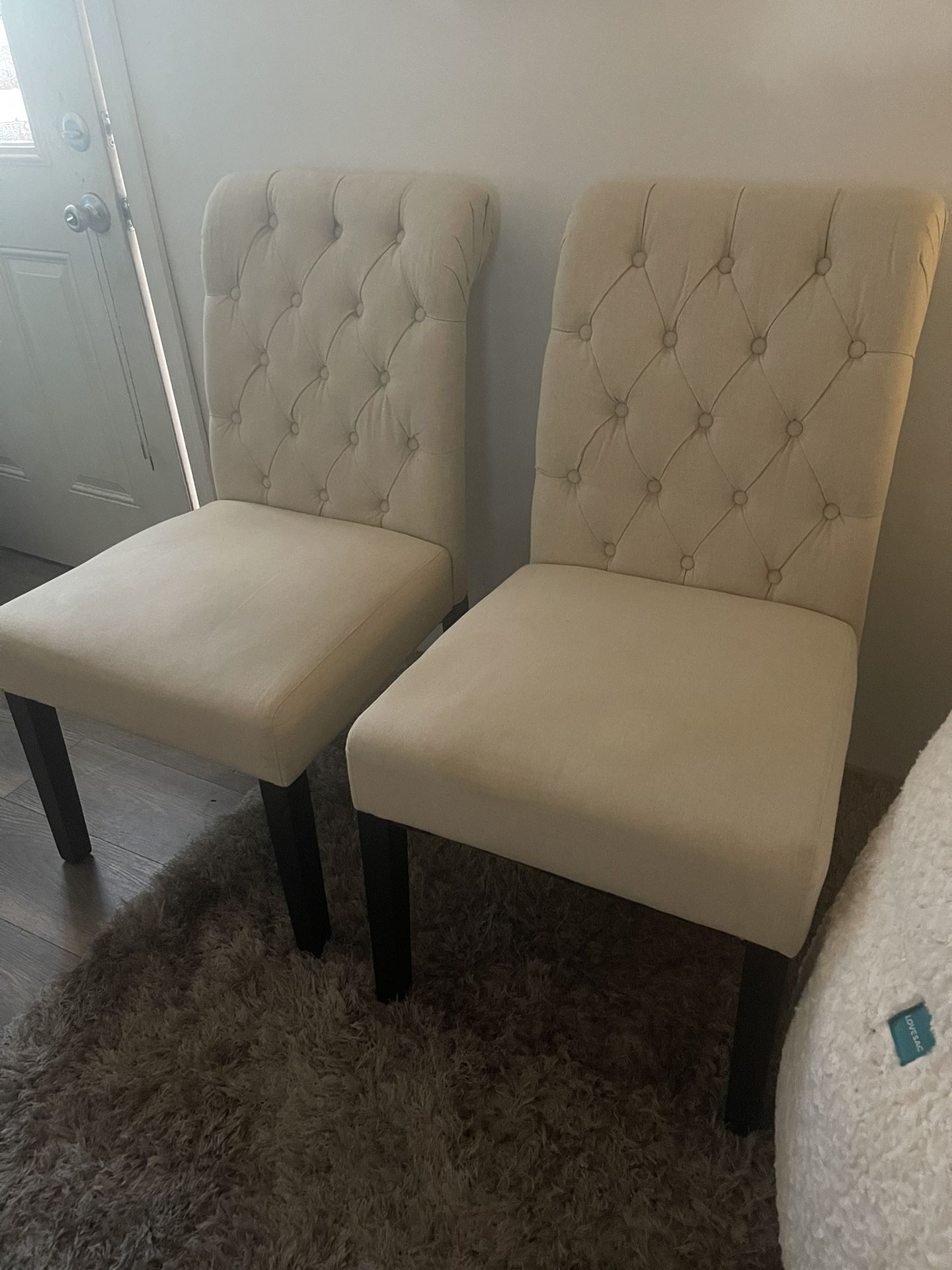 2 Cushion Chairs 