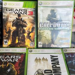 5 Games For Xbox 360