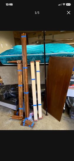 LOW PRICE MOVING- WEST ELM FULL SIZE SOLID WOOD BED