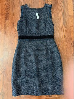 J Crew Sparkle Tweed Sheath Dress Size 8 NWT