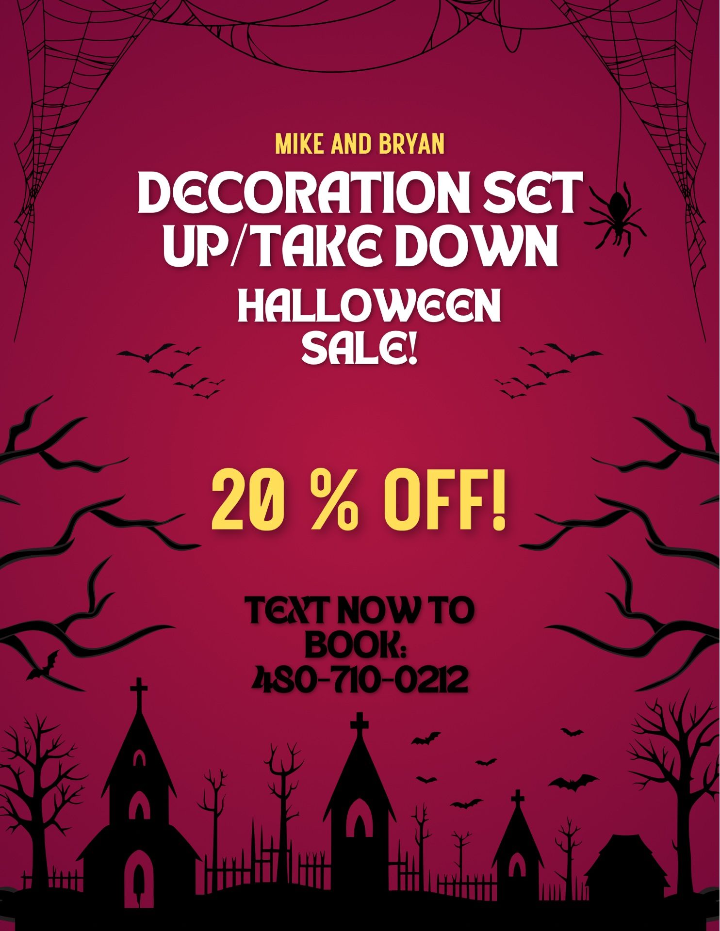 Halloween Decorations Set Up/Take Down!
