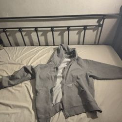 Light Grey Pro club Zip Up For Cheap 