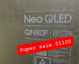 Samsung - 85” Class QN80F Series Neo QLED Mini LED 4K UHD SamsungVision AI Smart Tizen TV