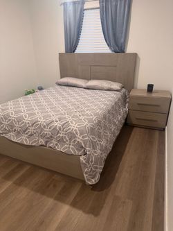 Bed Frame And Mattress W/ Box Spring