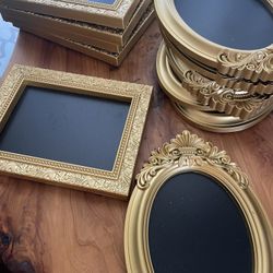 Vintage Gold Plastic chalk frames