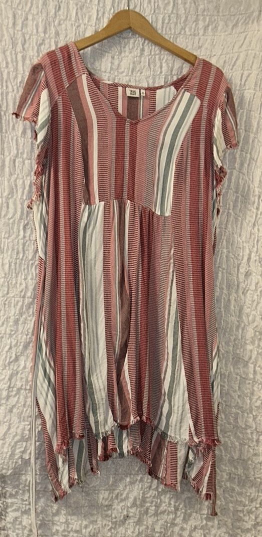 True Craft: Asymmetrical Tunic/Dress, Pockets, Size: 3X