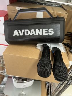 Portable Karaoke Speaker with Microphones