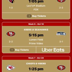49ers  vs Seahawks 